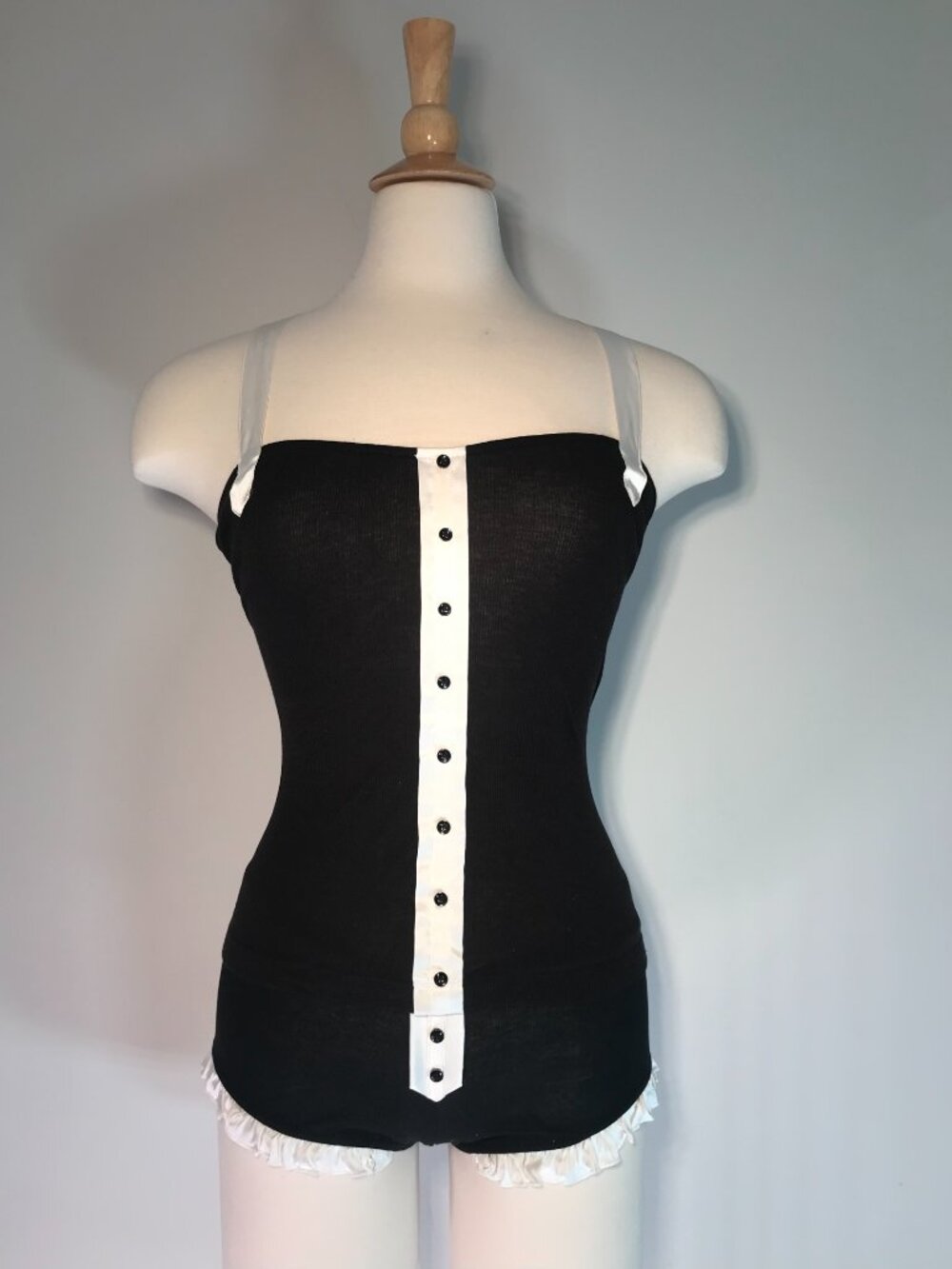 Vintage Kiki De Montparnasse Tuxedo Cami & Short set (M)